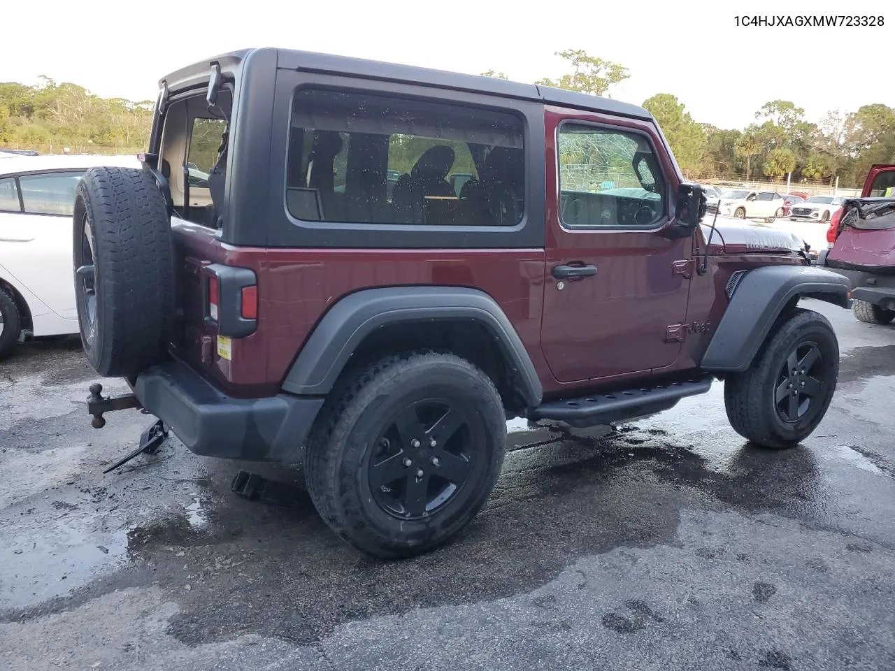 2021 Jeep Wrangler Sport VIN: 1C4HJXAGXMW723328 Lot: 75887894