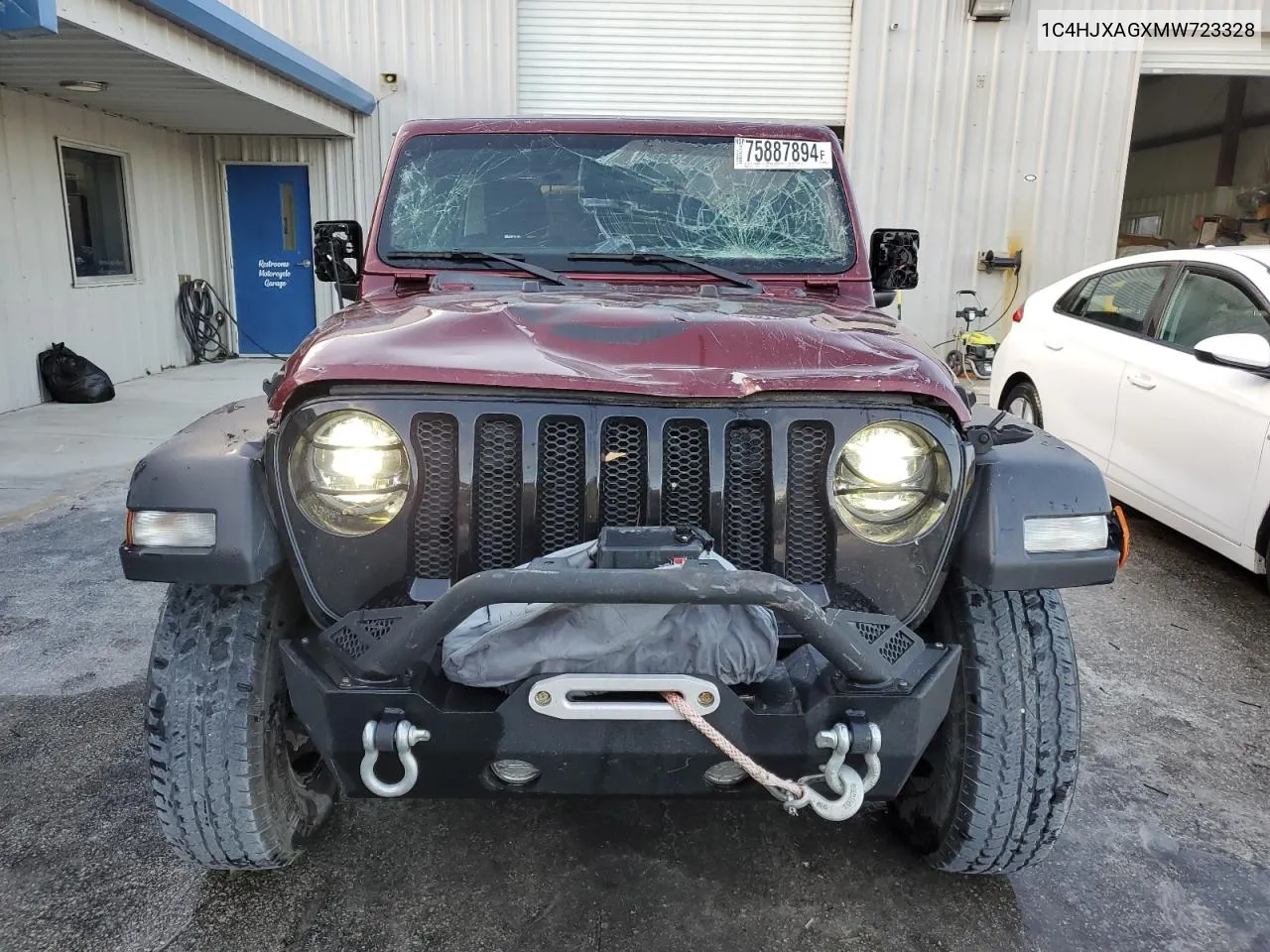 2021 Jeep Wrangler Sport VIN: 1C4HJXAGXMW723328 Lot: 75887894