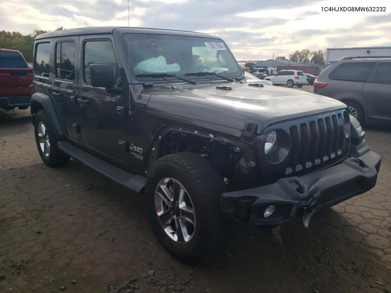 1C4HJXDG8MW632232 2021 Jeep Wrangler Unlimited Sport