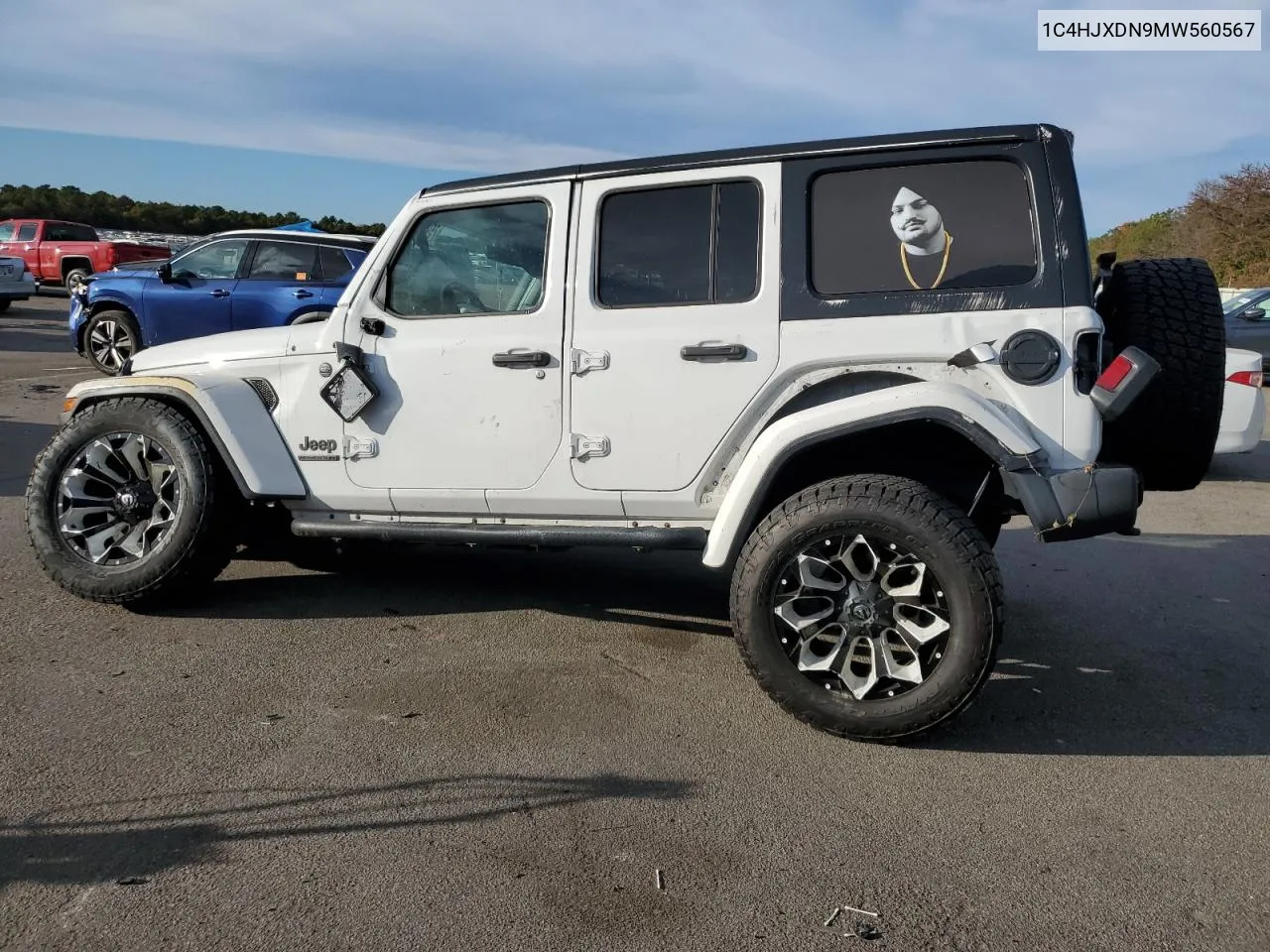 2021 Jeep Wrangler Unlimited Sport VIN: 1C4HJXDN9MW560567 Lot: 75986144