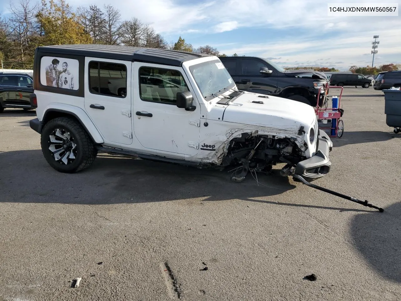 2021 Jeep Wrangler Unlimited Sport VIN: 1C4HJXDN9MW560567 Lot: 75986144