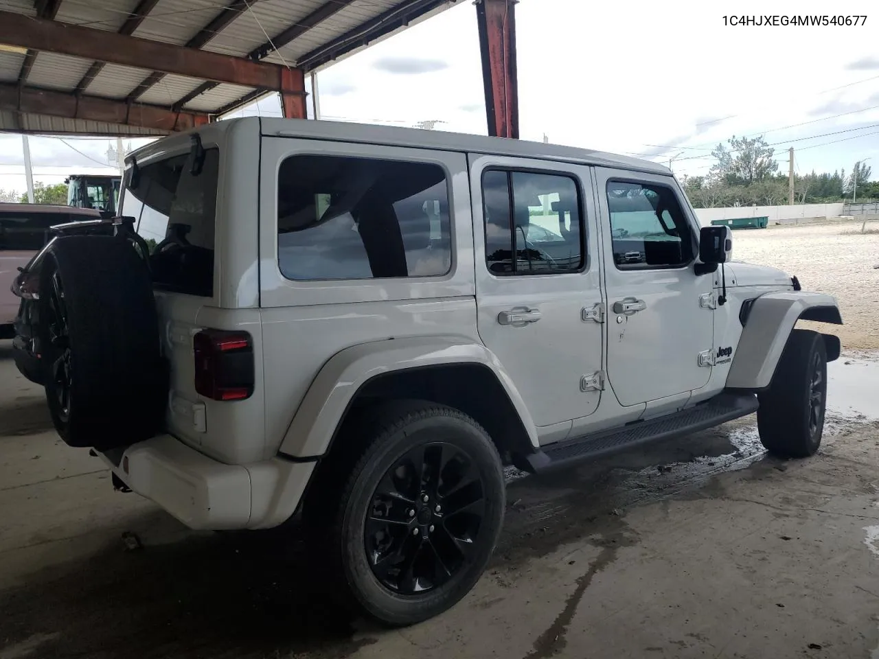 2021 Jeep Wrangler Unlimited Sahara VIN: 1C4HJXEG4MW540677 Lot: 76091414