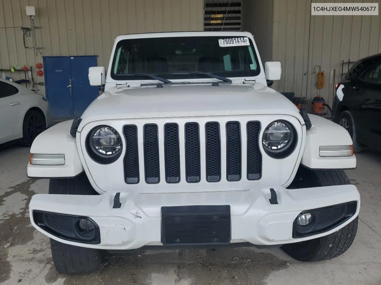 2021 Jeep Wrangler Unlimited Sahara VIN: 1C4HJXEG4MW540677 Lot: 76091414