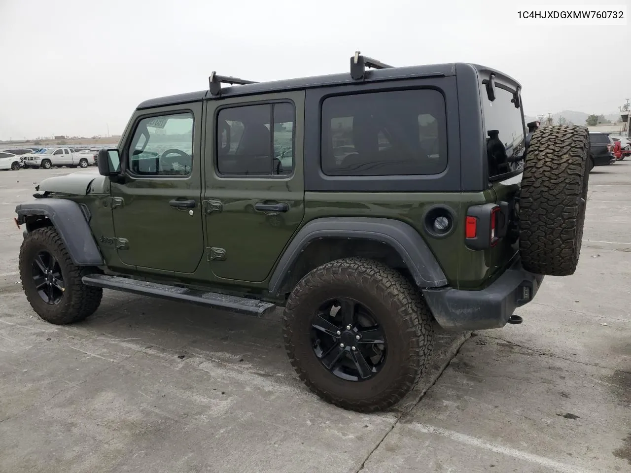 2021 Jeep Wrangler Unlimited Sport VIN: 1C4HJXDGXMW760732 Lot: 76319244