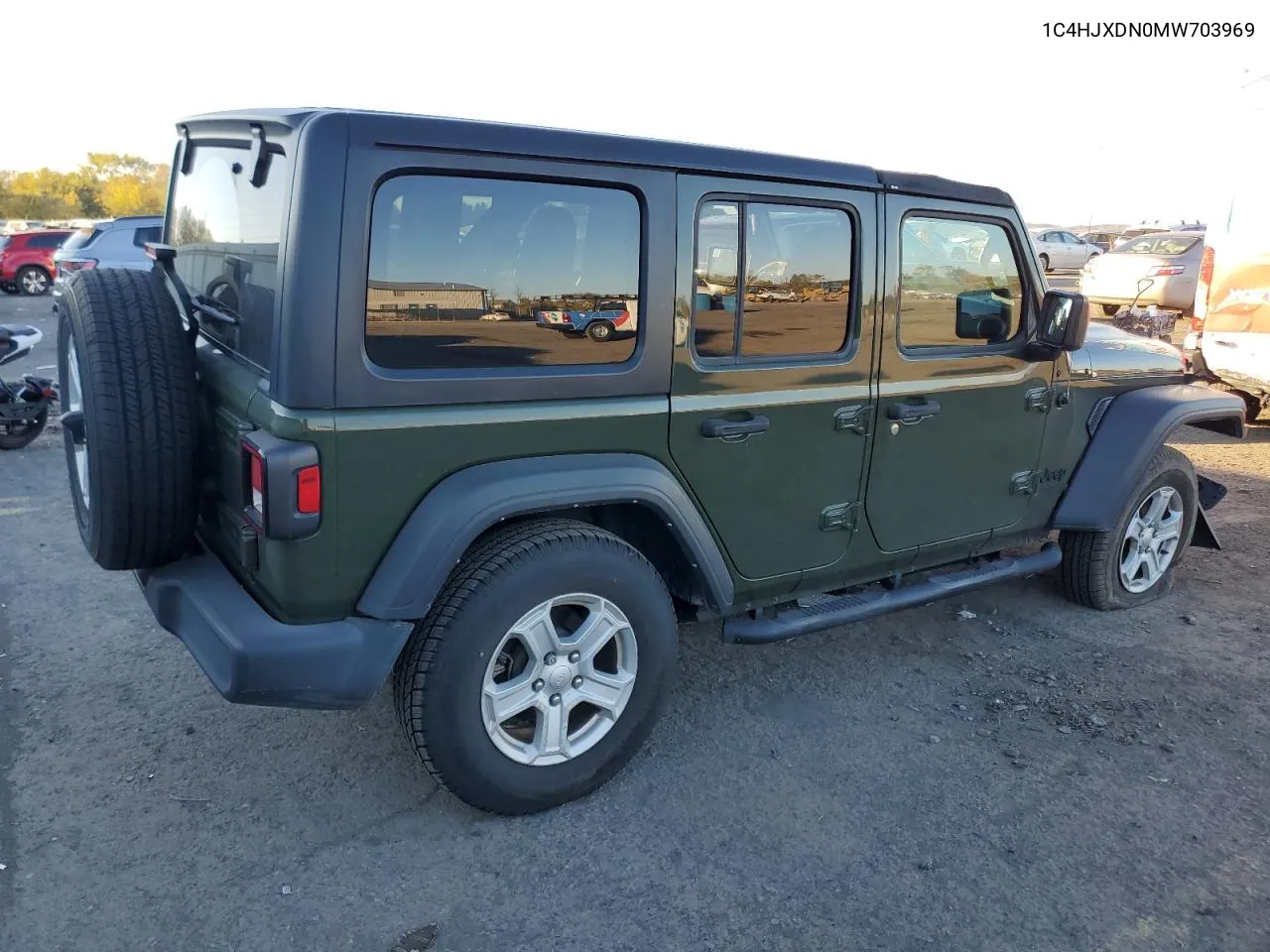 2021 Jeep Wrangler Unlimited Sport VIN: 1C4HJXDN0MW703969 Lot: 76485704