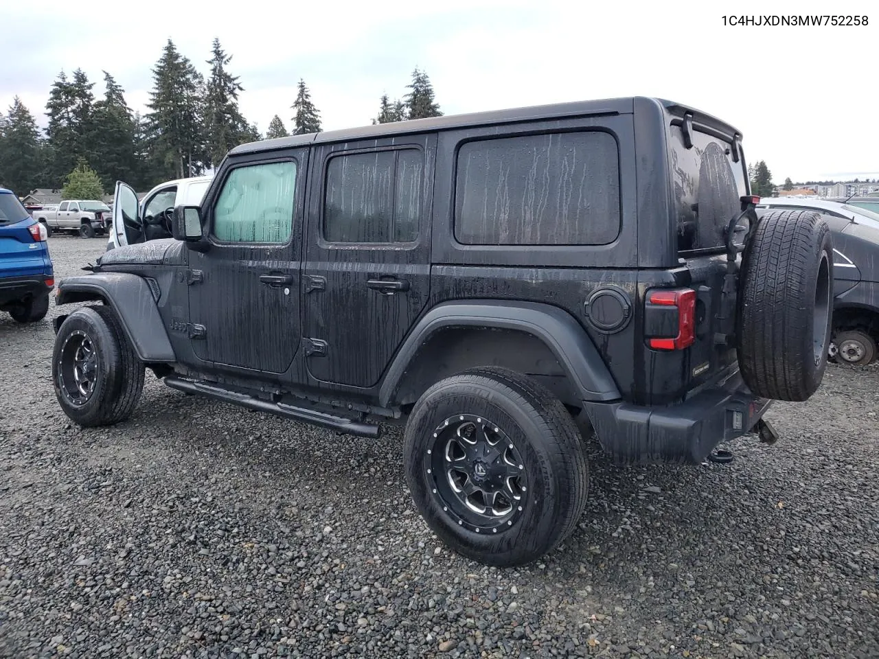 2021 Jeep Wrangler Unlimited Sport VIN: 1C4HJXDN3MW752258 Lot: 76598804