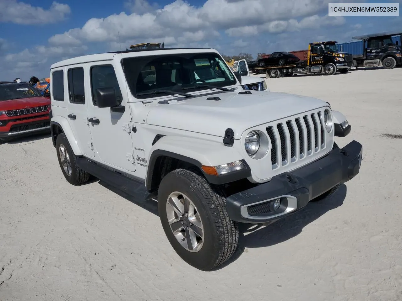 1C4HJXEN6MW552389 2021 Jeep Wrangler Unlimited Sahara