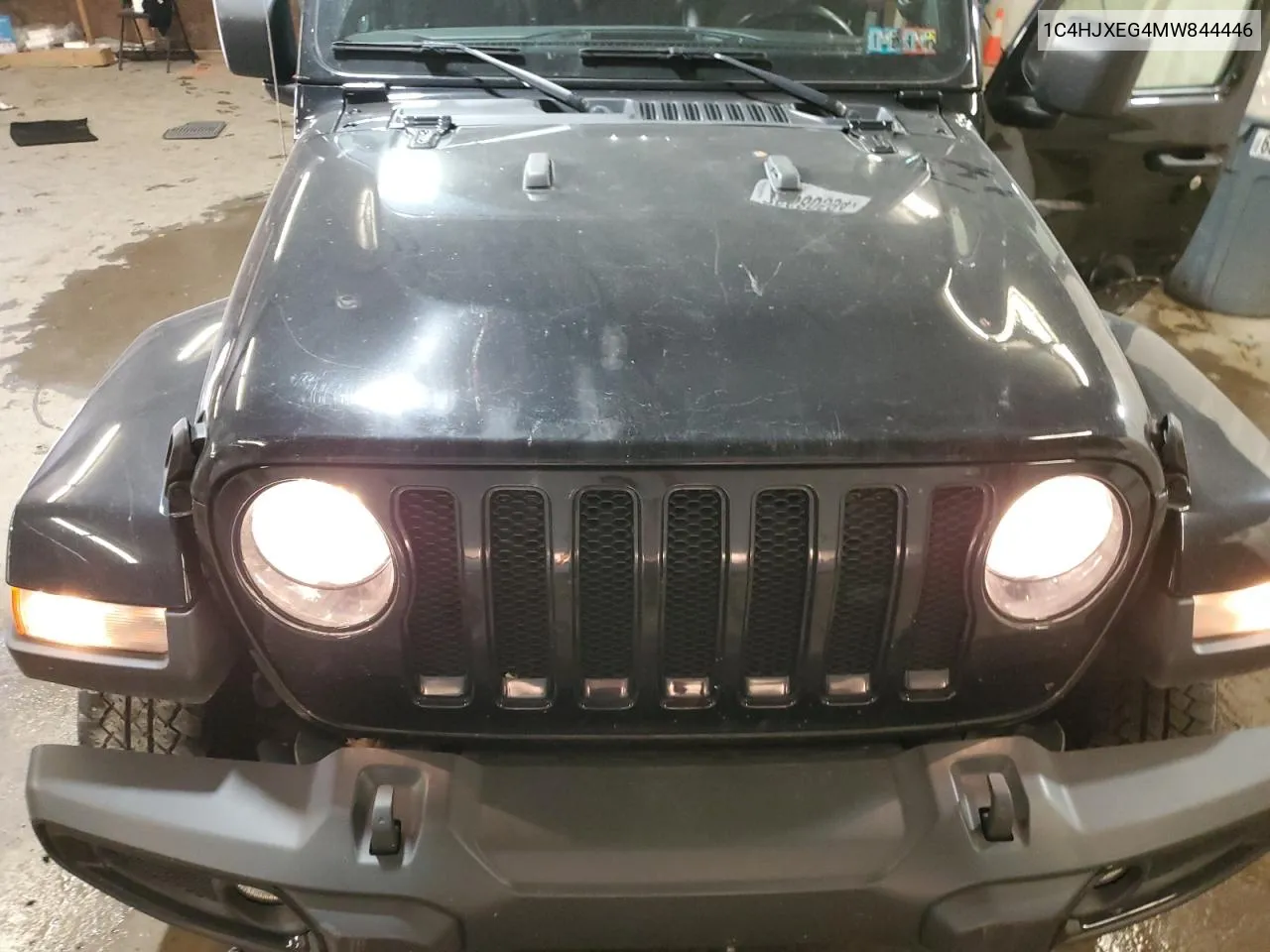 2021 Jeep Wrangler Unlimited Sahara VIN: 1C4HJXEG4MW844446 Lot: 76680594