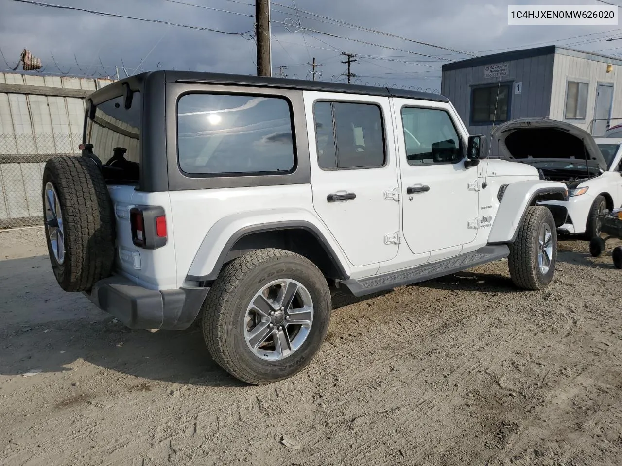 2021 Jeep Wrangler Unlimited Sahara VIN: 1C4HJXEN0MW626020 Lot: 76716204