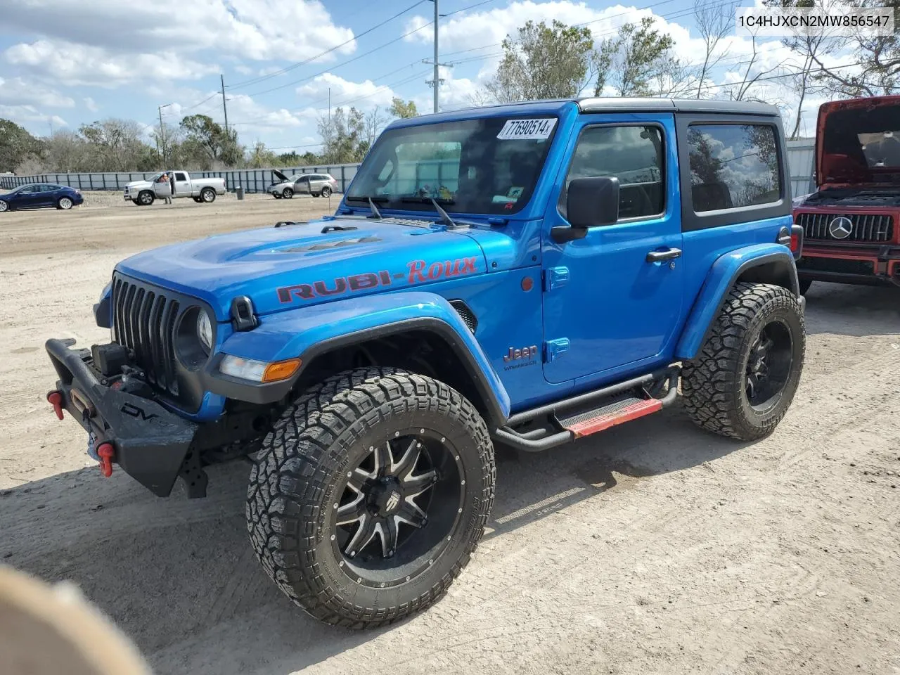 2021 Jeep Wrangler Rubicon VIN: 1C4HJXCN2MW856547 Lot: 77690514