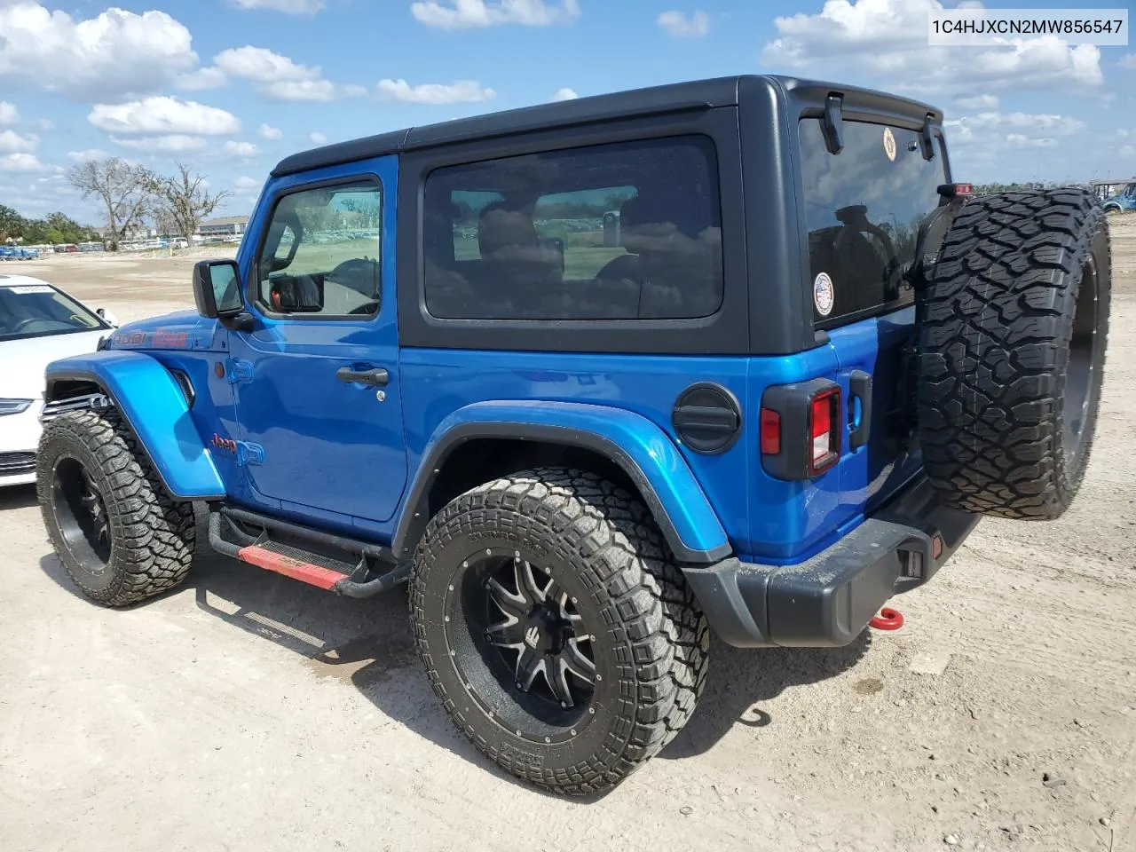 2021 Jeep Wrangler Rubicon VIN: 1C4HJXCN2MW856547 Lot: 77690514