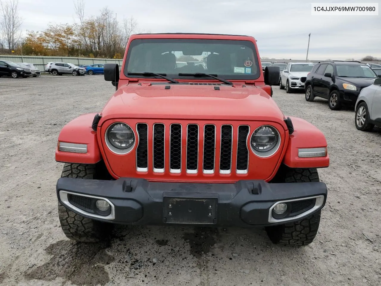 2021 Jeep Wrangler Unlimited Sahara 4Xe VIN: 1C4JJXP69MW700980 Lot: 77740894