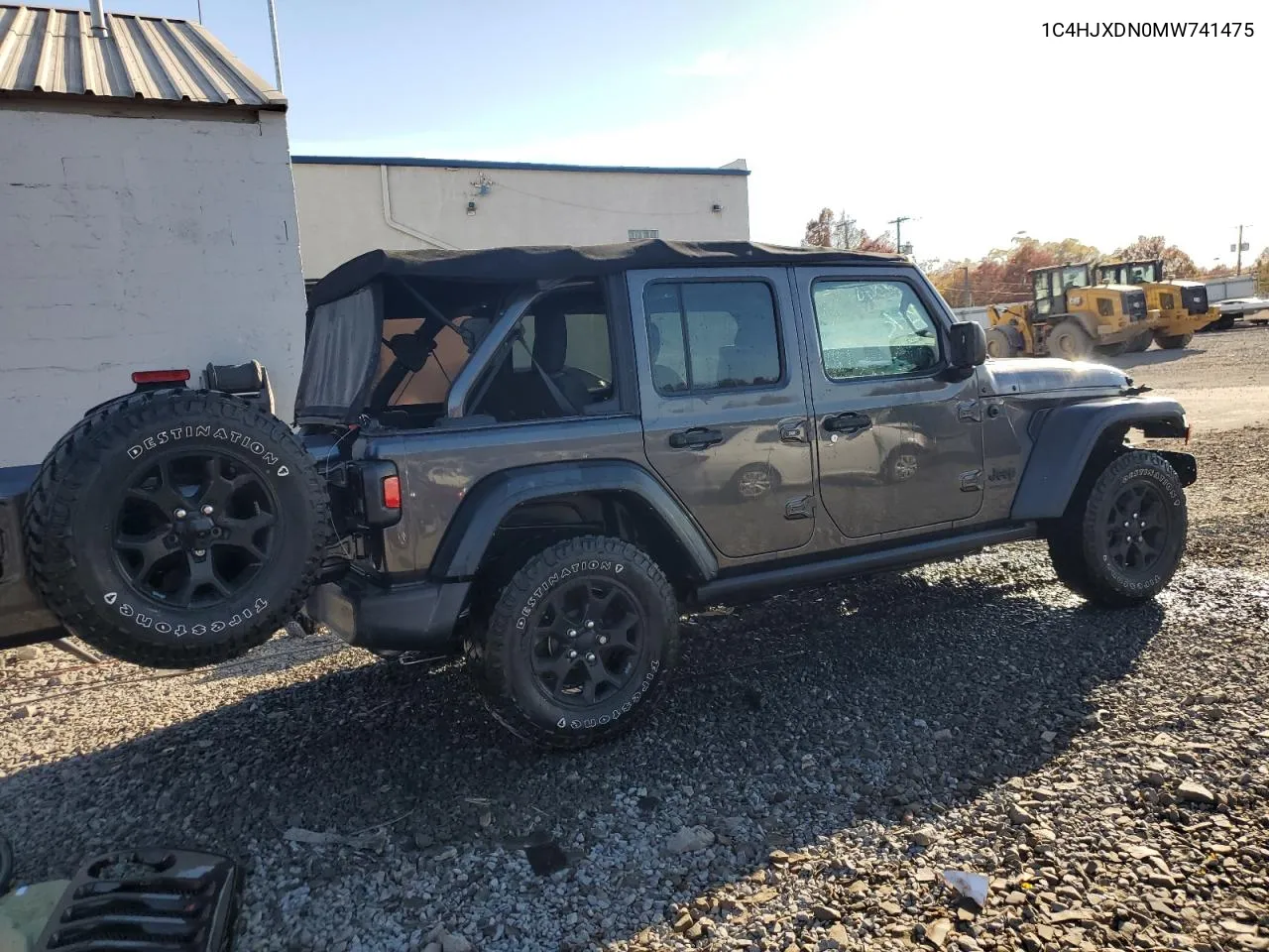 2021 Jeep Wrangler Unlimited Sport VIN: 1C4HJXDN0MW741475 Lot: 77838194