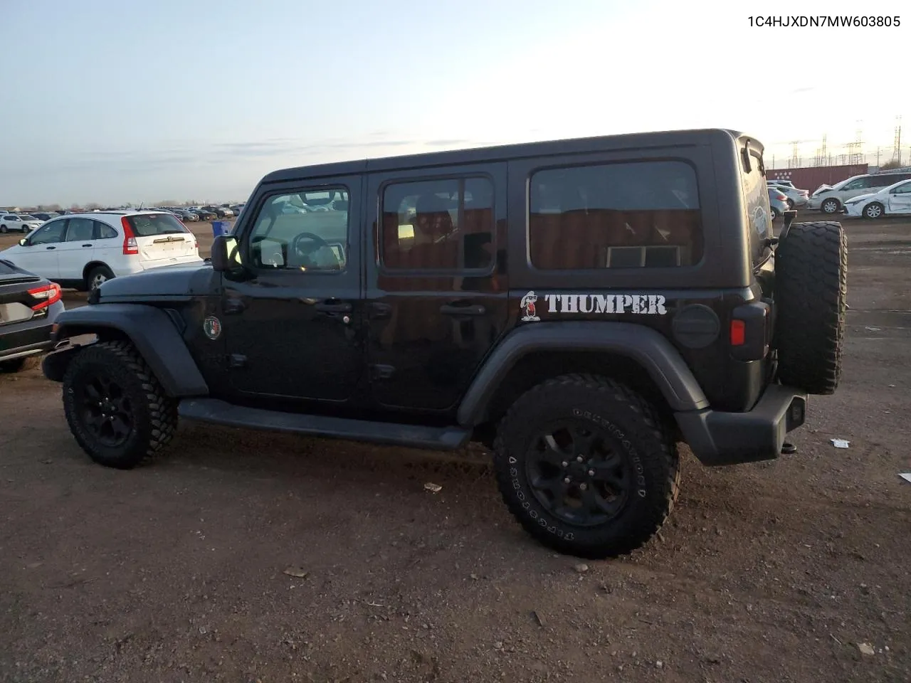 2021 Jeep Wrangler Unlimited Sport VIN: 1C4HJXDN7MW603805 Lot: 79474084