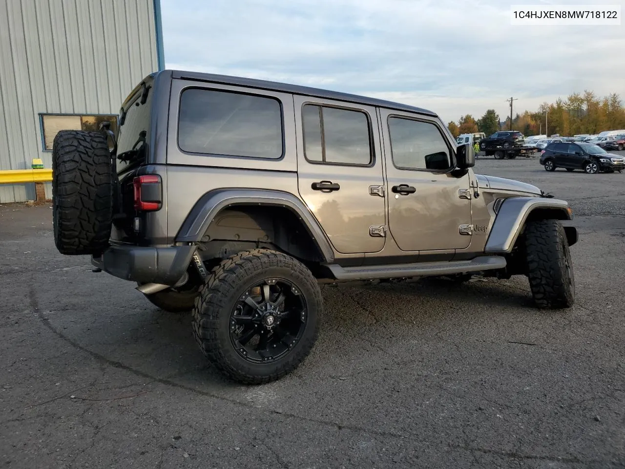 2021 Jeep Wrangler Unlimited Sahara VIN: 1C4HJXEN8MW718122 Lot: 79565714