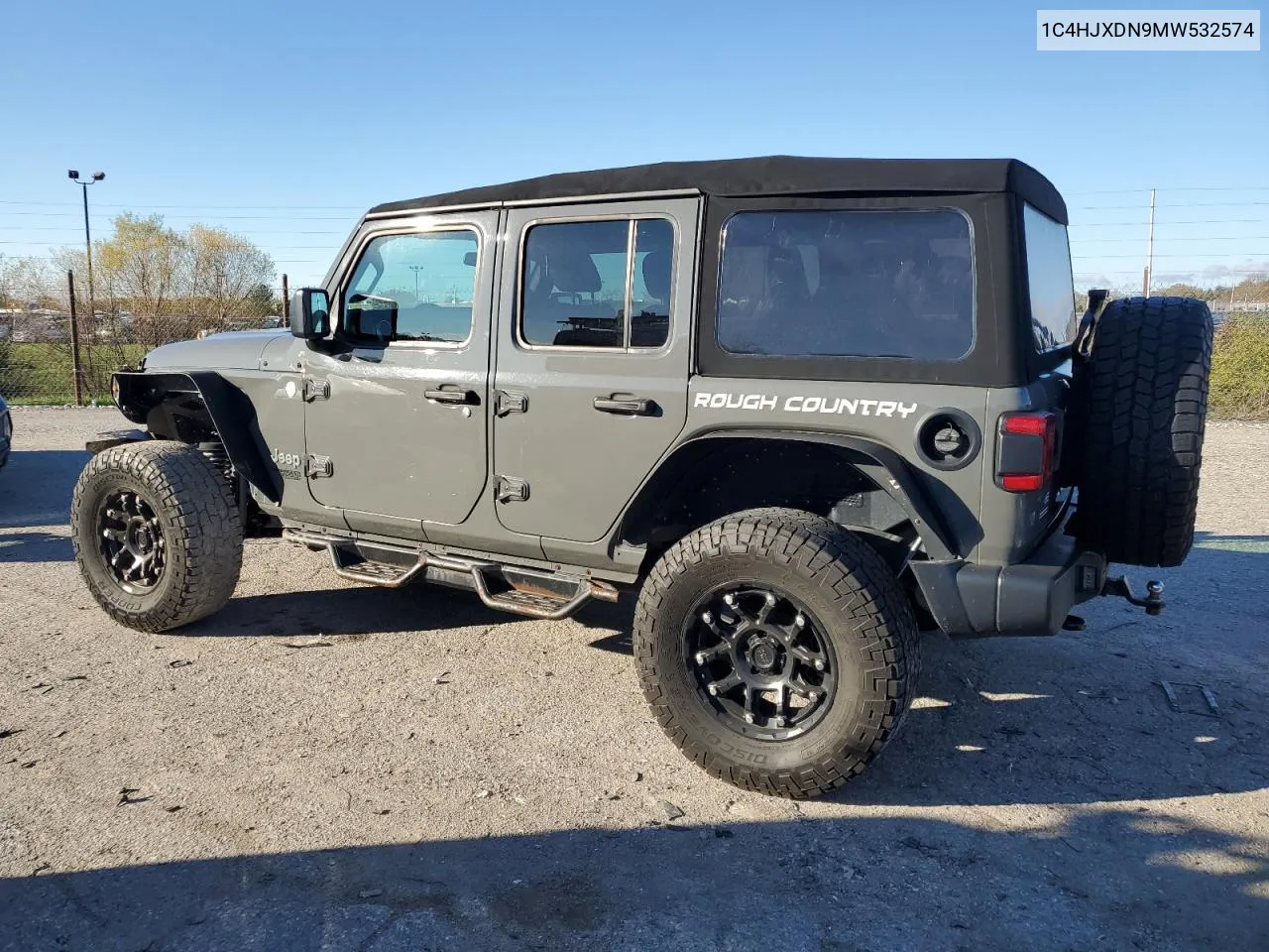 2021 Jeep Wrangler Unlimited Sport VIN: 1C4HJXDN9MW532574 Lot: 79614254