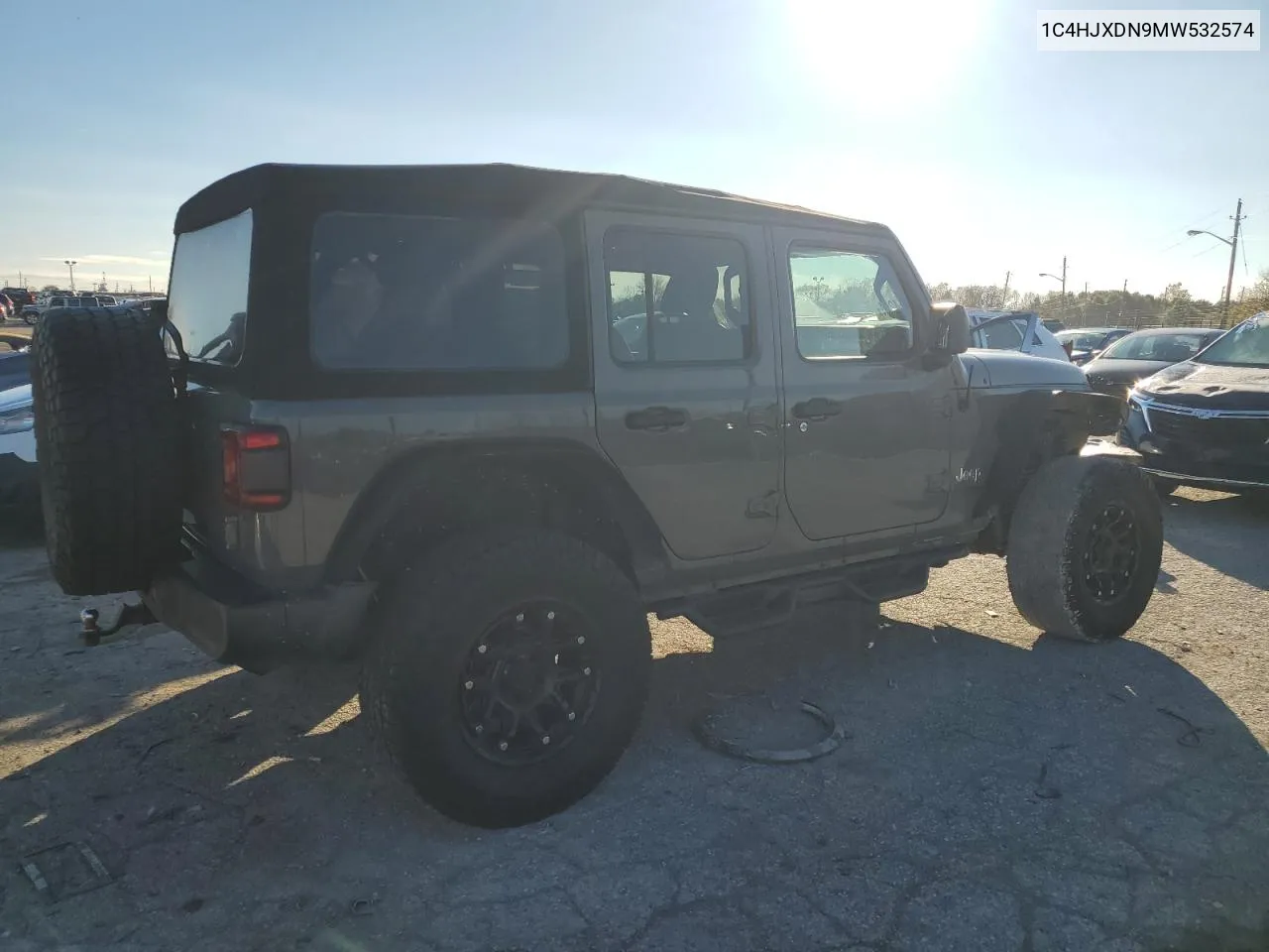 2021 Jeep Wrangler Unlimited Sport VIN: 1C4HJXDN9MW532574 Lot: 79614254