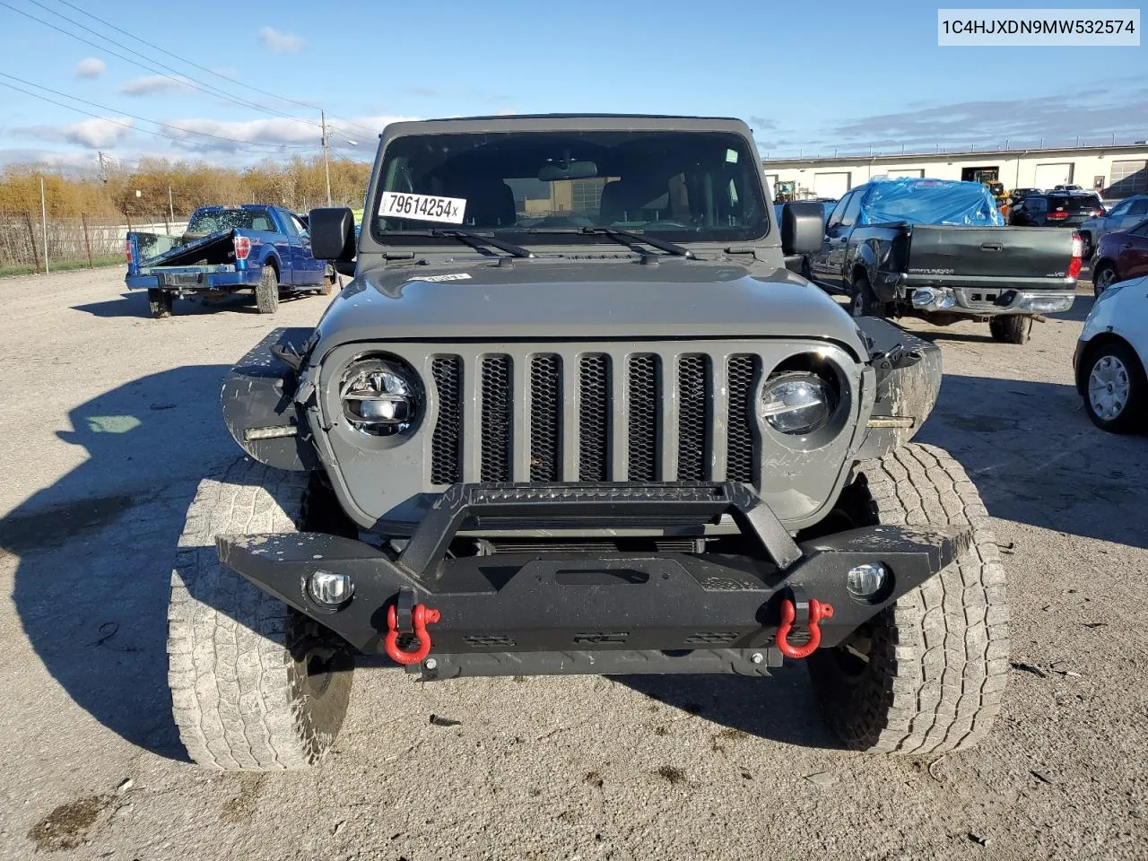 2021 Jeep Wrangler Unlimited Sport VIN: 1C4HJXDN9MW532574 Lot: 79614254