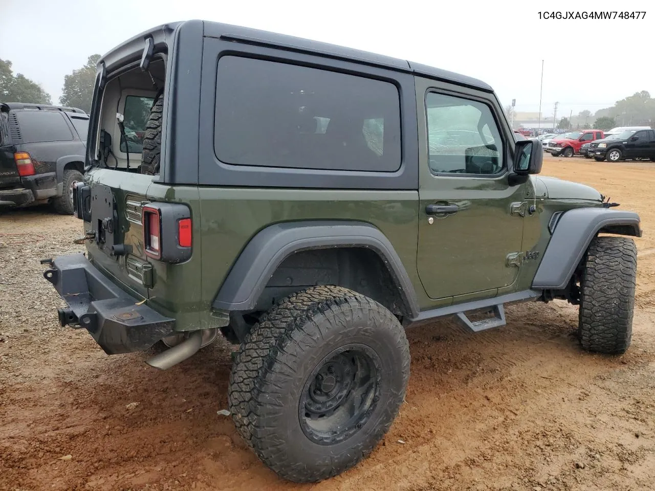 2021 Jeep Wrangler Sport VIN: 1C4GJXAG4MW748477 Lot: 80044704