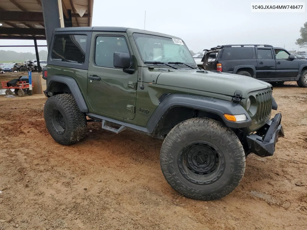 2021 Jeep Wrangler Sport VIN: 1C4GJXAG4MW748477 Lot: 80044704