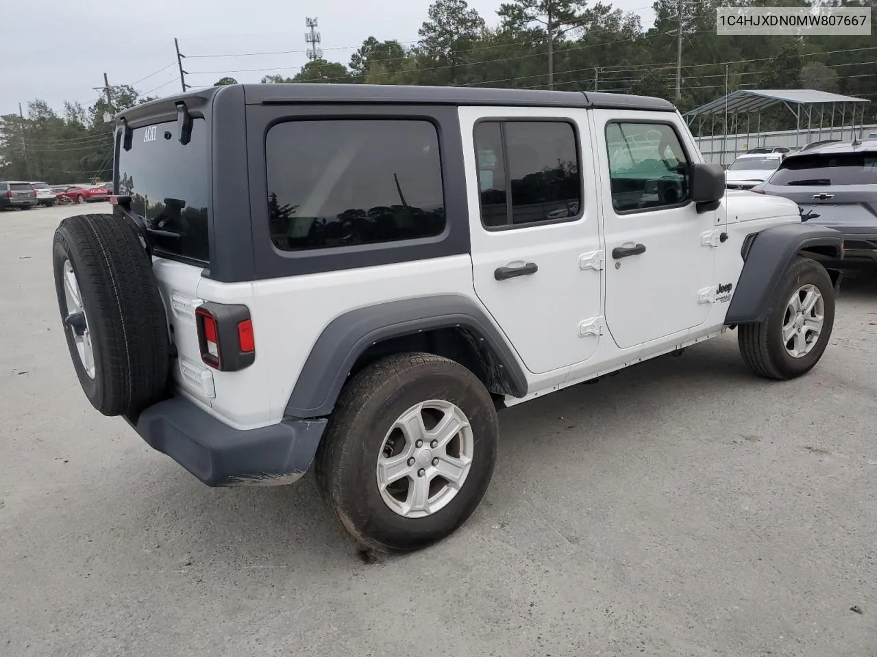 2021 Jeep Wrangler Unlimited Sport VIN: 1C4HJXDN0MW807667 Lot: 81301594