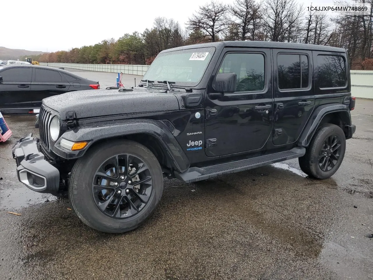 2021 Jeep Wrangler Unlimited Sahara 4Xe VIN: 1C4JJXP64MW748869 Lot: 81794834