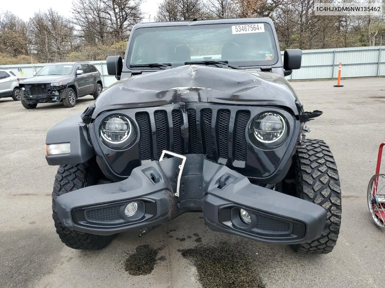 2022 Jeep Wrangler Unlimited Sport VIN: 1C4HJXDM6NW135462 Lot: 53467564