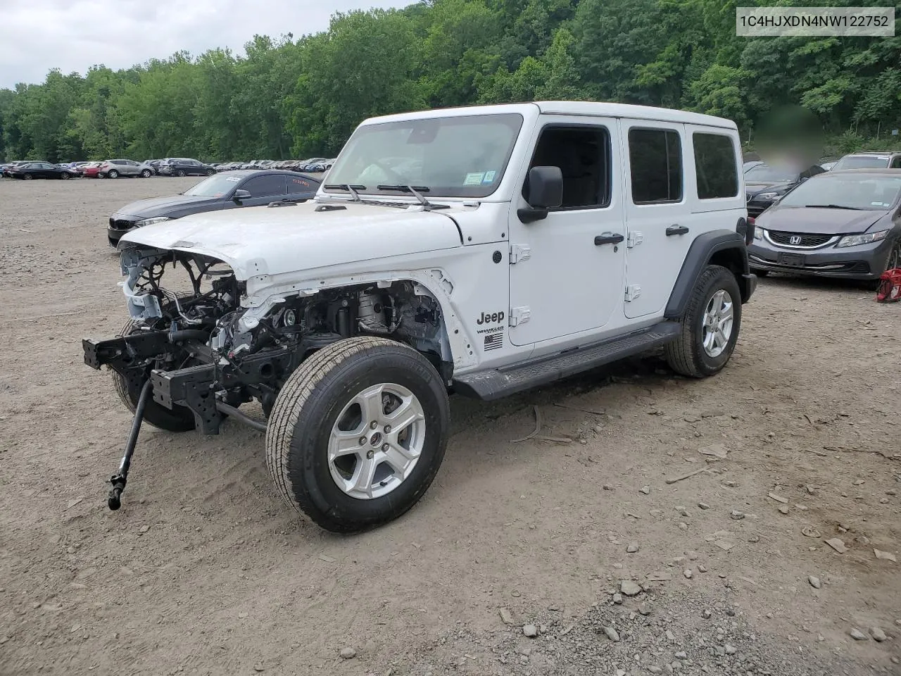 2020 Jeep Wrangler Unlimited Sport VIN: 1C4HJXDN4NW122752 Lot: 58644854