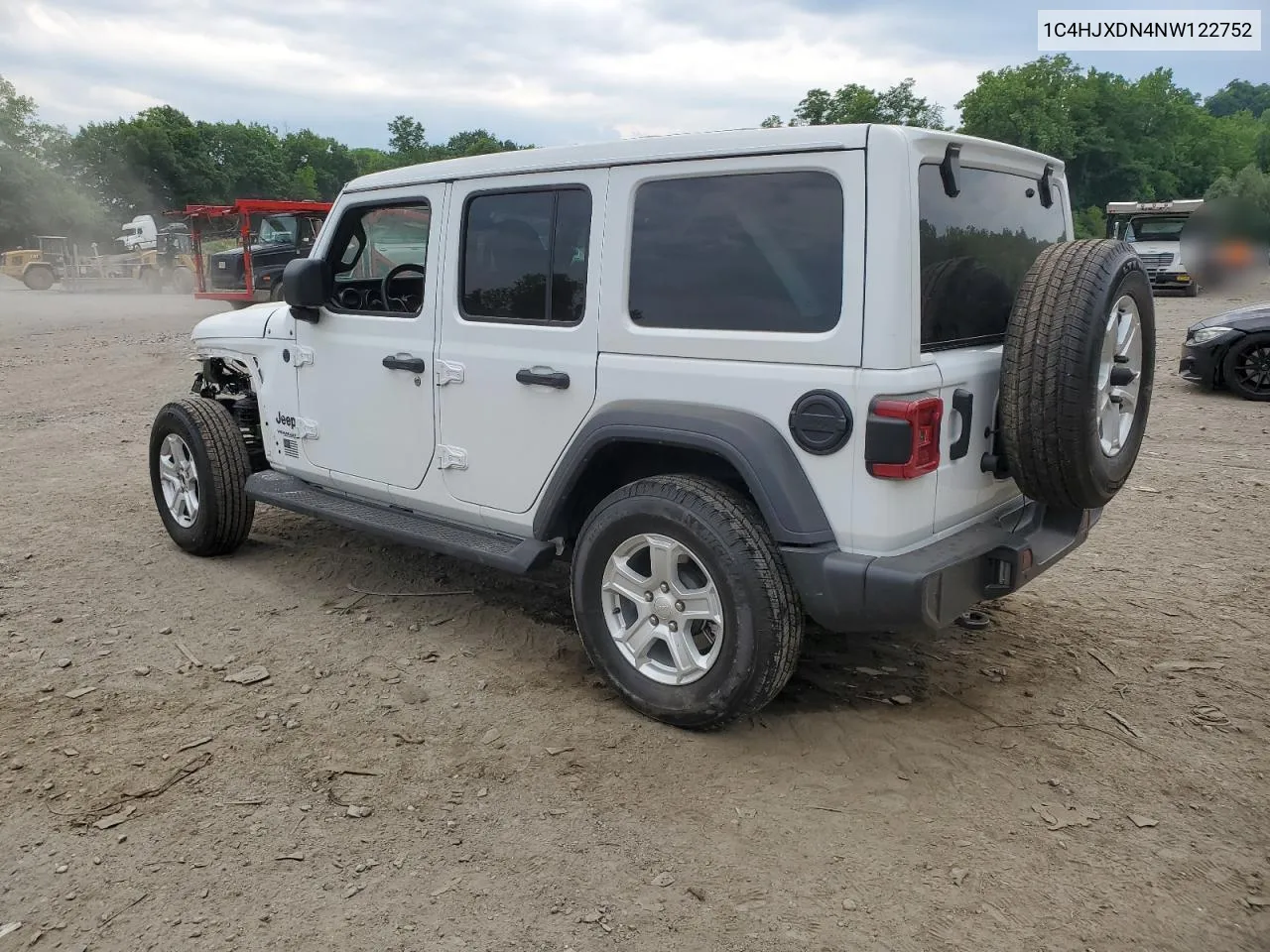 2020 Jeep Wrangler Unlimited Sport VIN: 1C4HJXDN4NW122752 Lot: 58644854