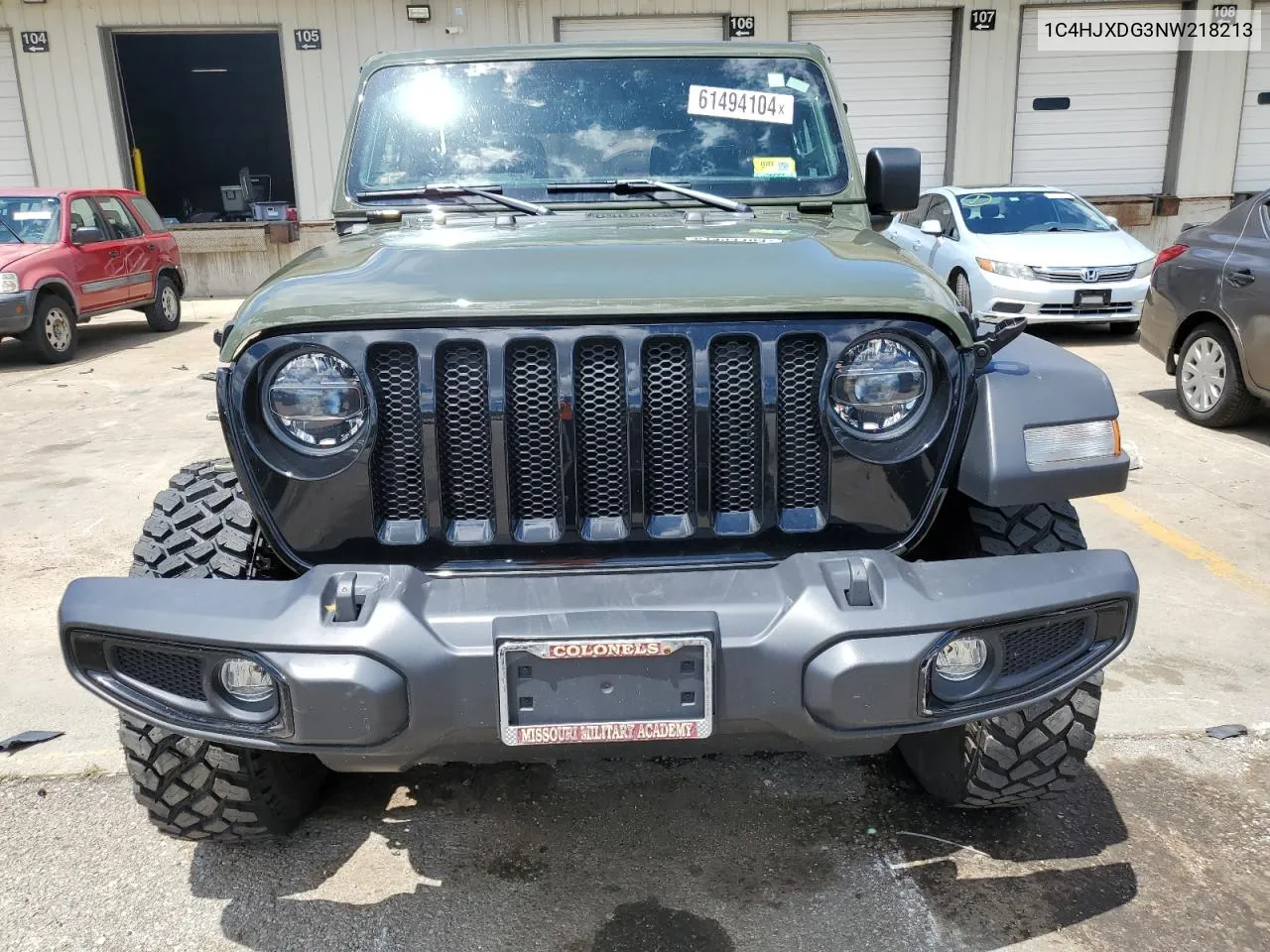 2022 Jeep Wrangler Unlimited Sport VIN: 1C4HJXDG3NW218213 Lot: 61494104