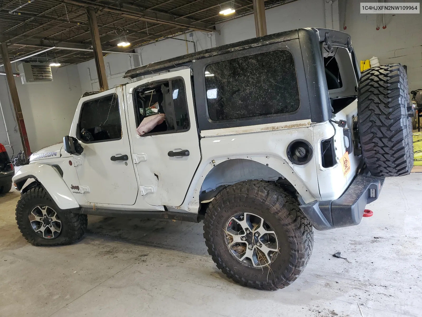 2022 Jeep Wrangler Unlimited Rubicon VIN: 1C4HJXFN2NW109964 Lot: 62189884