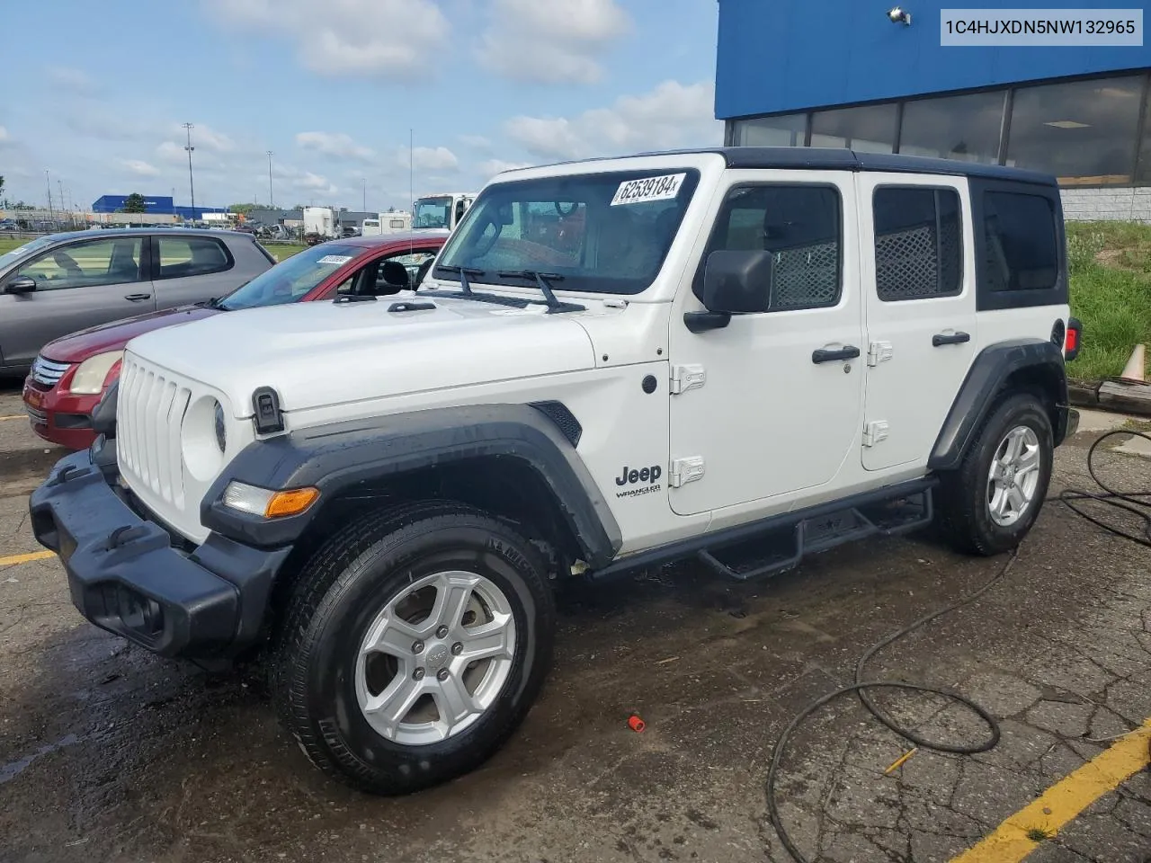 2022 Jeep Wrangler Unlimited Sport VIN: 1C4HJXDN5NW132965 Lot: 62539184