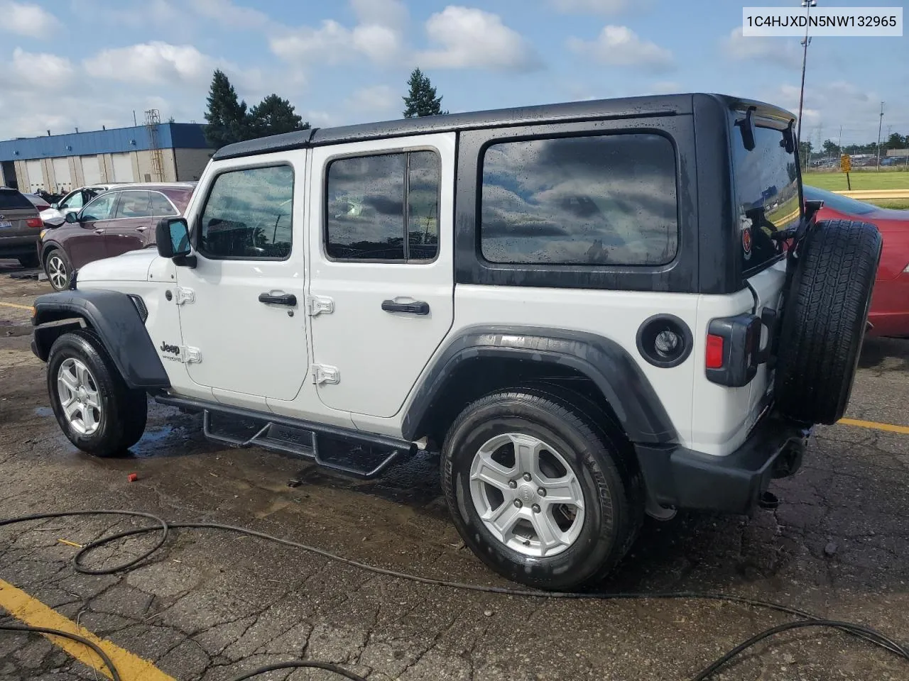 2022 Jeep Wrangler Unlimited Sport VIN: 1C4HJXDN5NW132965 Lot: 62539184