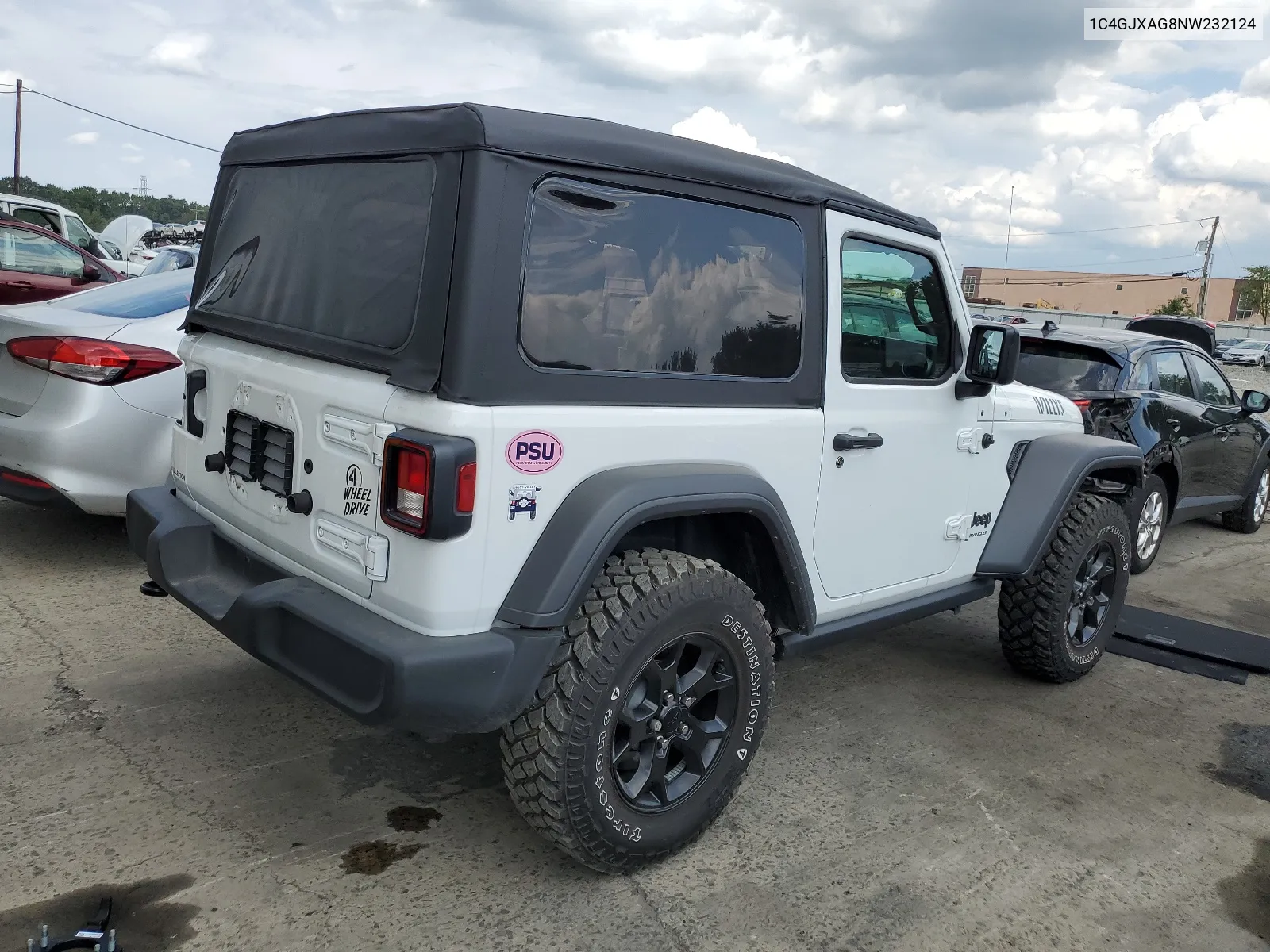 2022 Jeep Wrangler Sport VIN: 1C4GJXAG8NW232124 Lot: 64234074