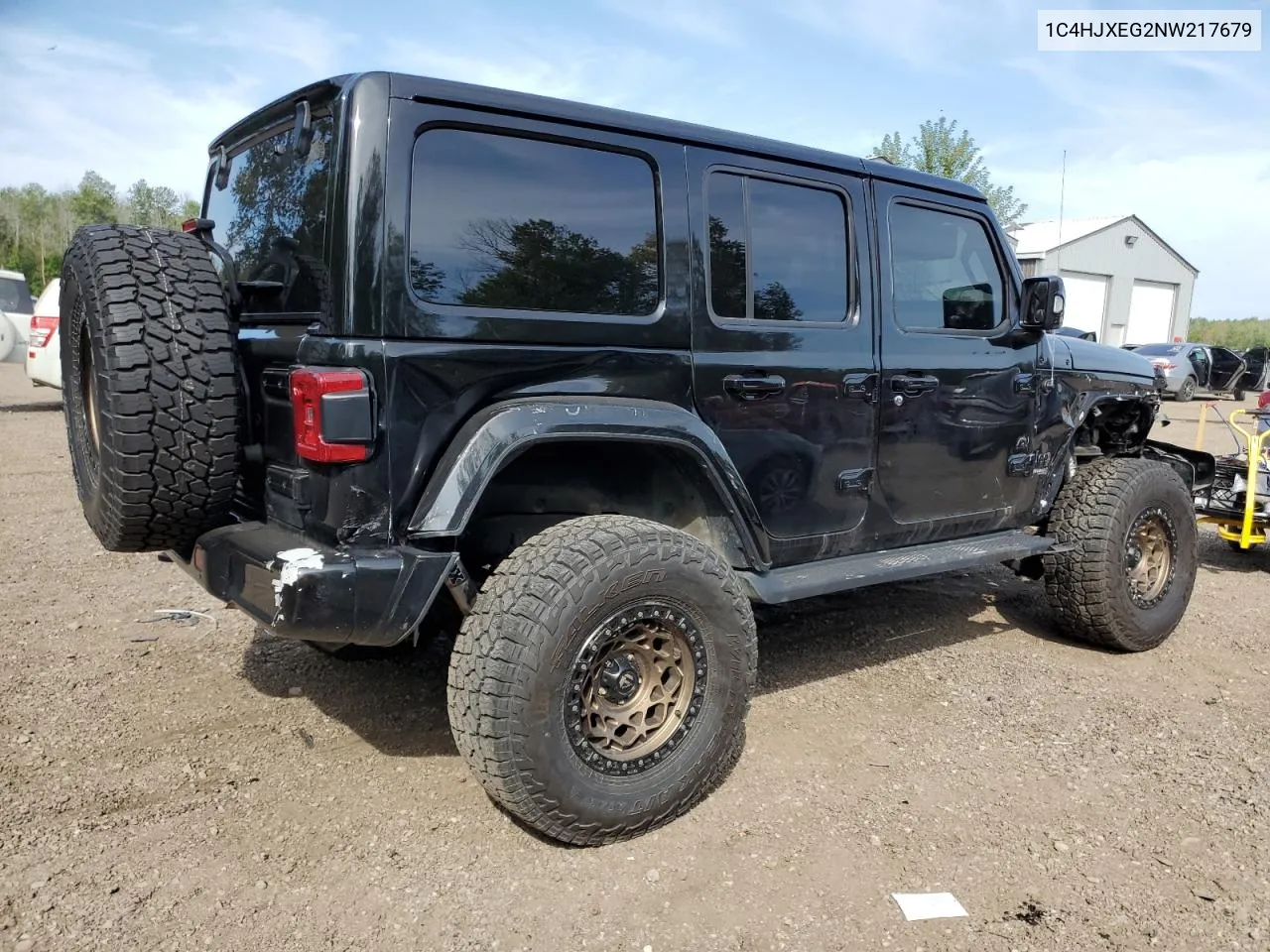 2022 Jeep Wrangler Unlimited Sahara VIN: 1C4HJXEG2NW217679 Lot: 64265894