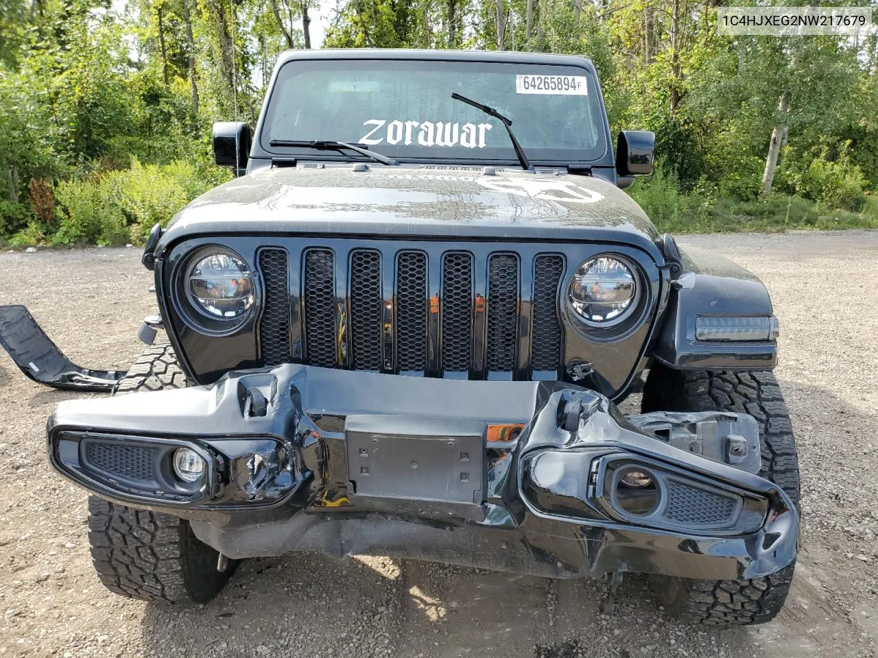 2022 Jeep Wrangler Unlimited Sahara VIN: 1C4HJXEG2NW217679 Lot: 64265894