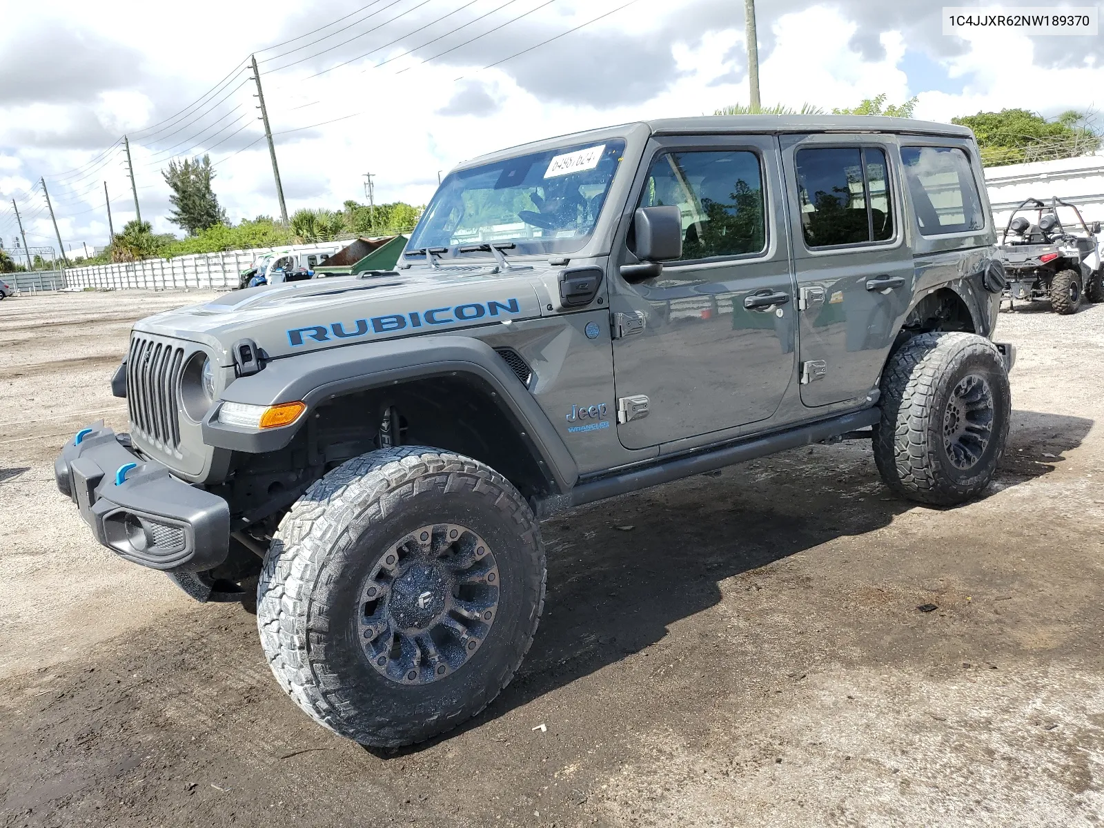 2022 Jeep Wrangler Unlimited Rubicon 4Xe VIN: 1C4JJXR62NW189370 Lot: 64987624