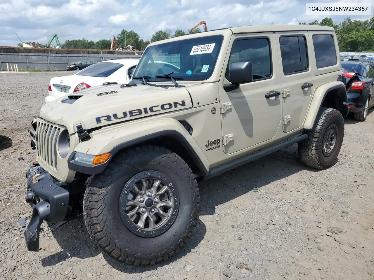 2022 Jeep Wrangler Unlimited Rubicon 392 VIN: 1C4JJXSJ8NW234357 Lot: 65218034