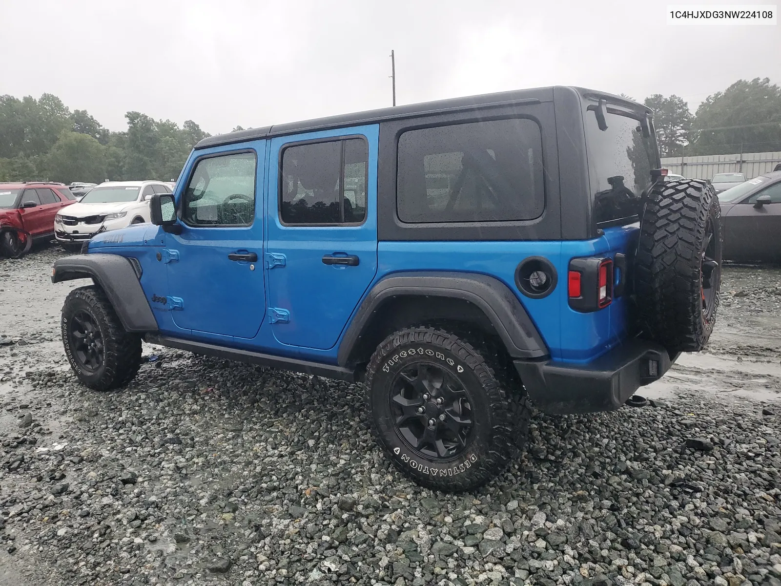 2022 Jeep Wrangler Unlimited Sport VIN: 1C4HJXDG3NW224108 Lot: 65647584