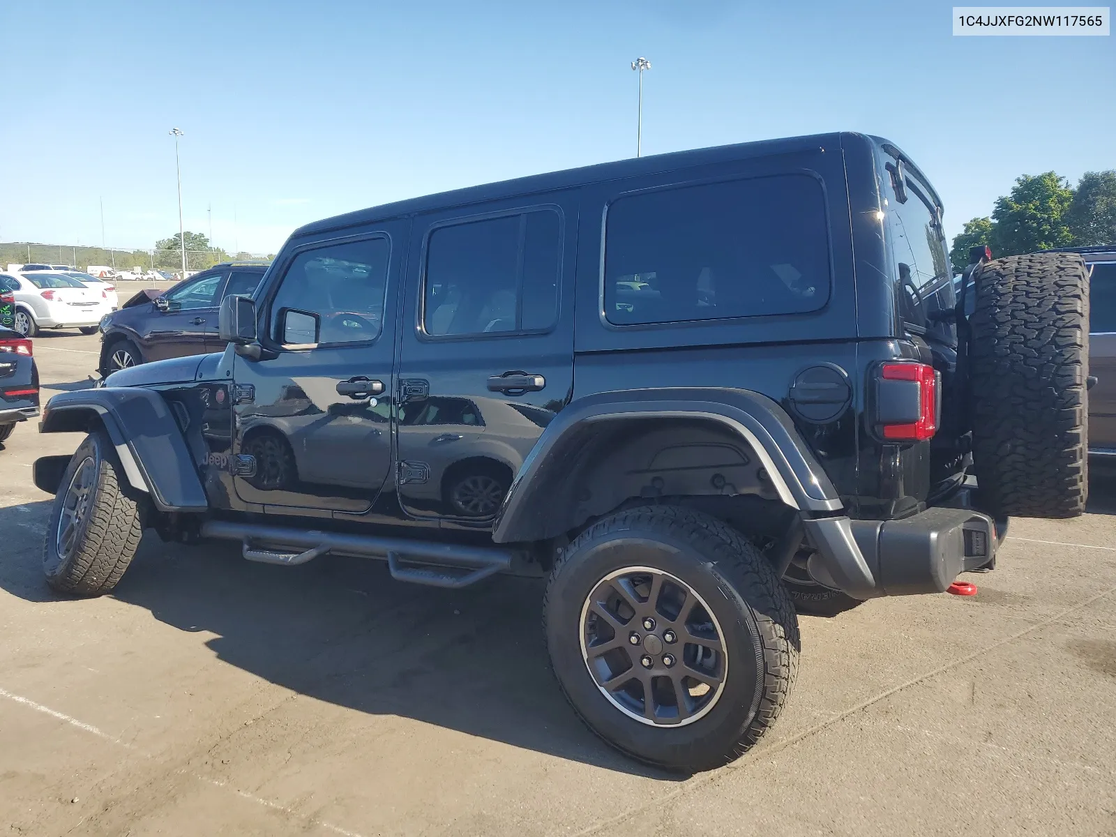 2022 Jeep Wrangler Unlimited Rubicon VIN: 1C4JJXFG2NW117565 Lot: 66145284