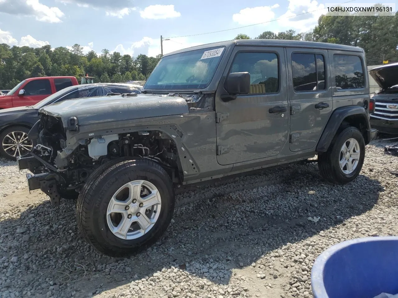 2022 Jeep Wrangler Unlimited Sport VIN: 1C4HJXDGXNW196131 Lot: 67093054