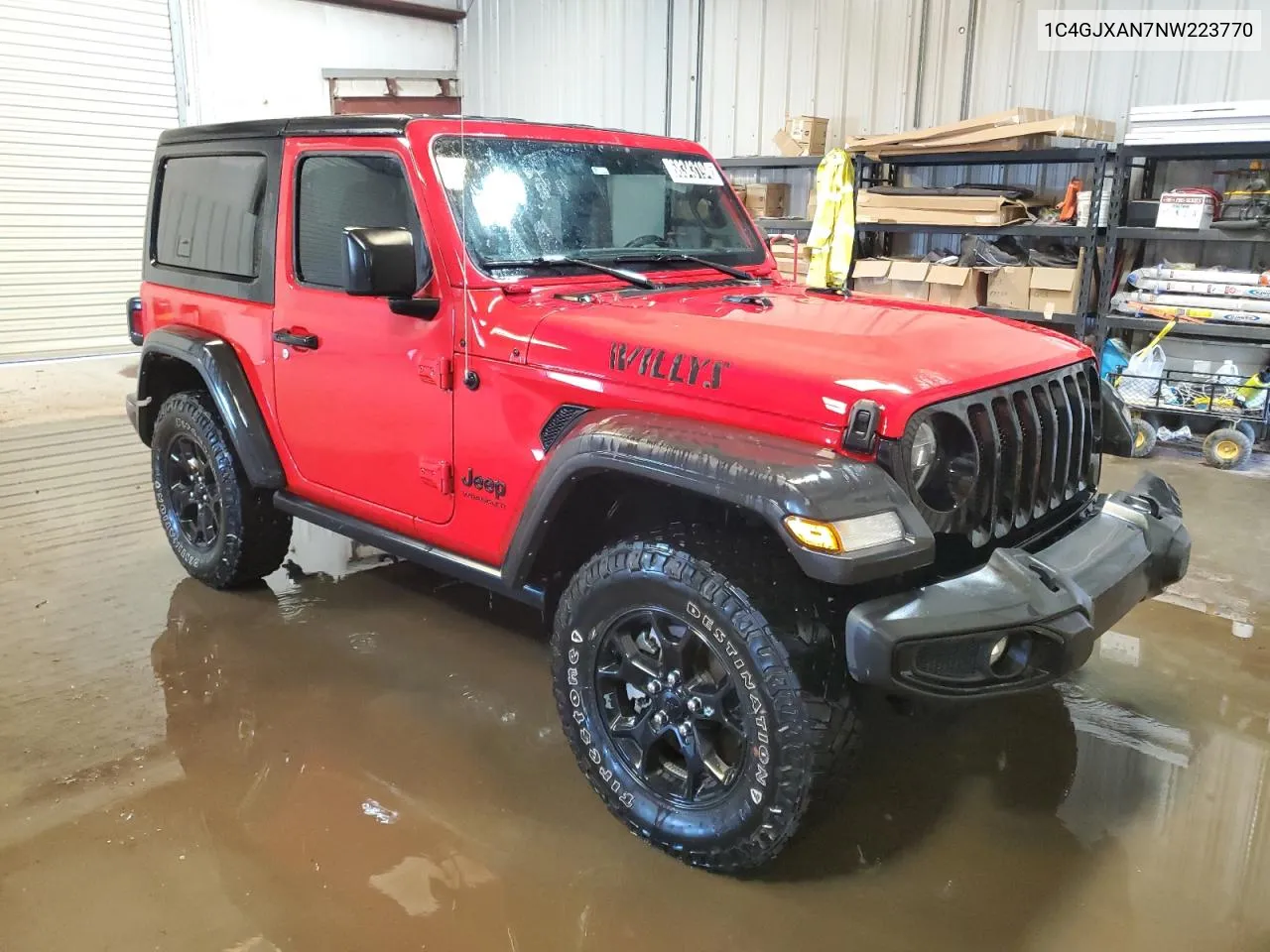 2022 Jeep Wrangler Sport VIN: 1C4GJXAN7NW223770 Lot: 68343194