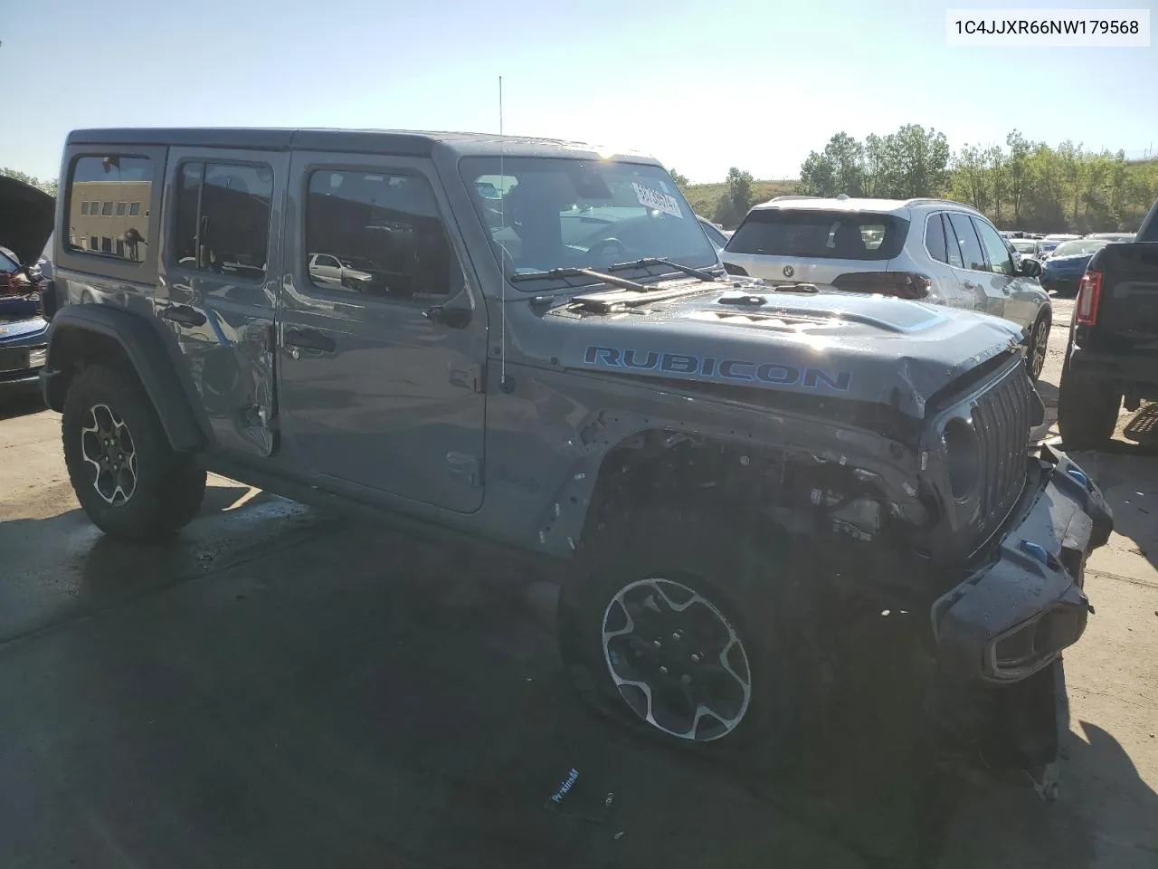 2022 Jeep Wrangler Unlimited Rubicon 4Xe VIN: 1C4JJXR66NW179568 Lot: 68733574