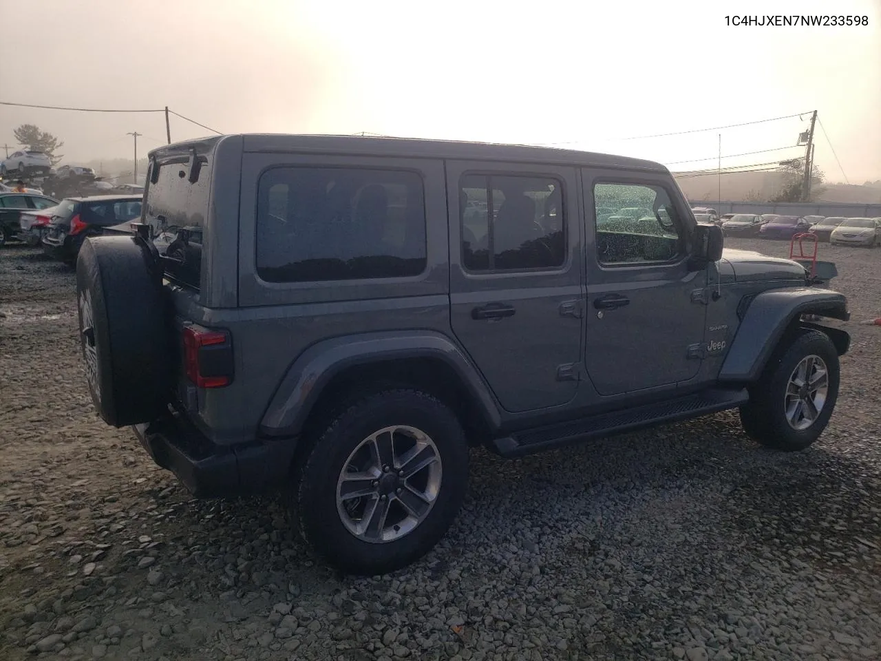 2022 Jeep Wrangler Unlimited Sahara VIN: 1C4HJXEN7NW233598 Lot: 68983184