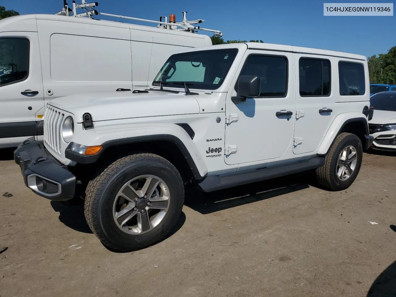 2022 Jeep Wrangler Unlimited Sahara VIN: 1C4HJXEG0NW119346 Lot: 69268374