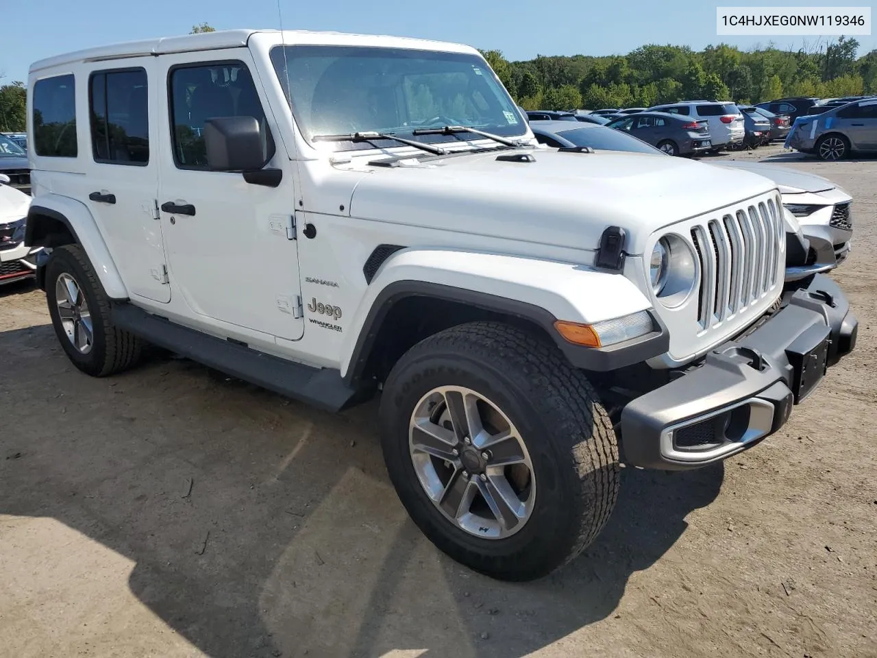 2022 Jeep Wrangler Unlimited Sahara VIN: 1C4HJXEG0NW119346 Lot: 69268374