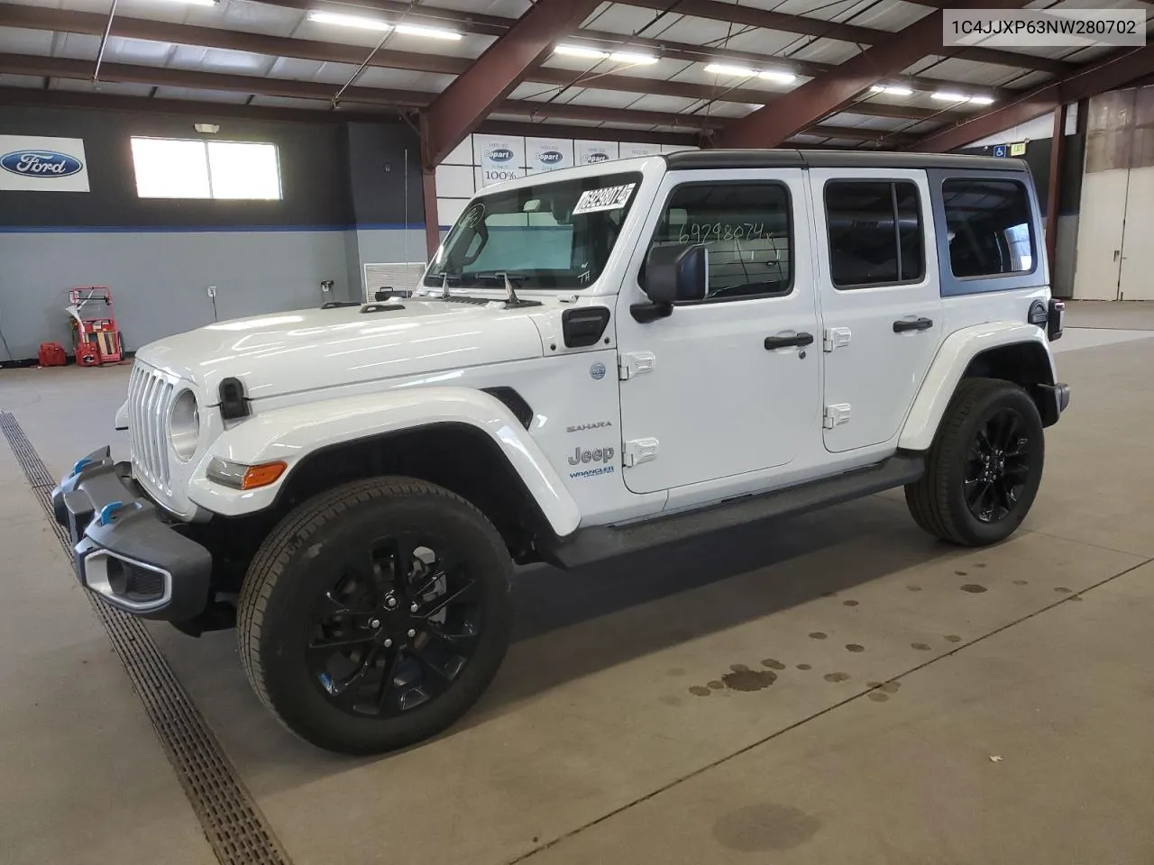 2022 Jeep Wrangler Unlimited Sahara 4Xe VIN: 1C4JJXP63NW280702 Lot: 69298074