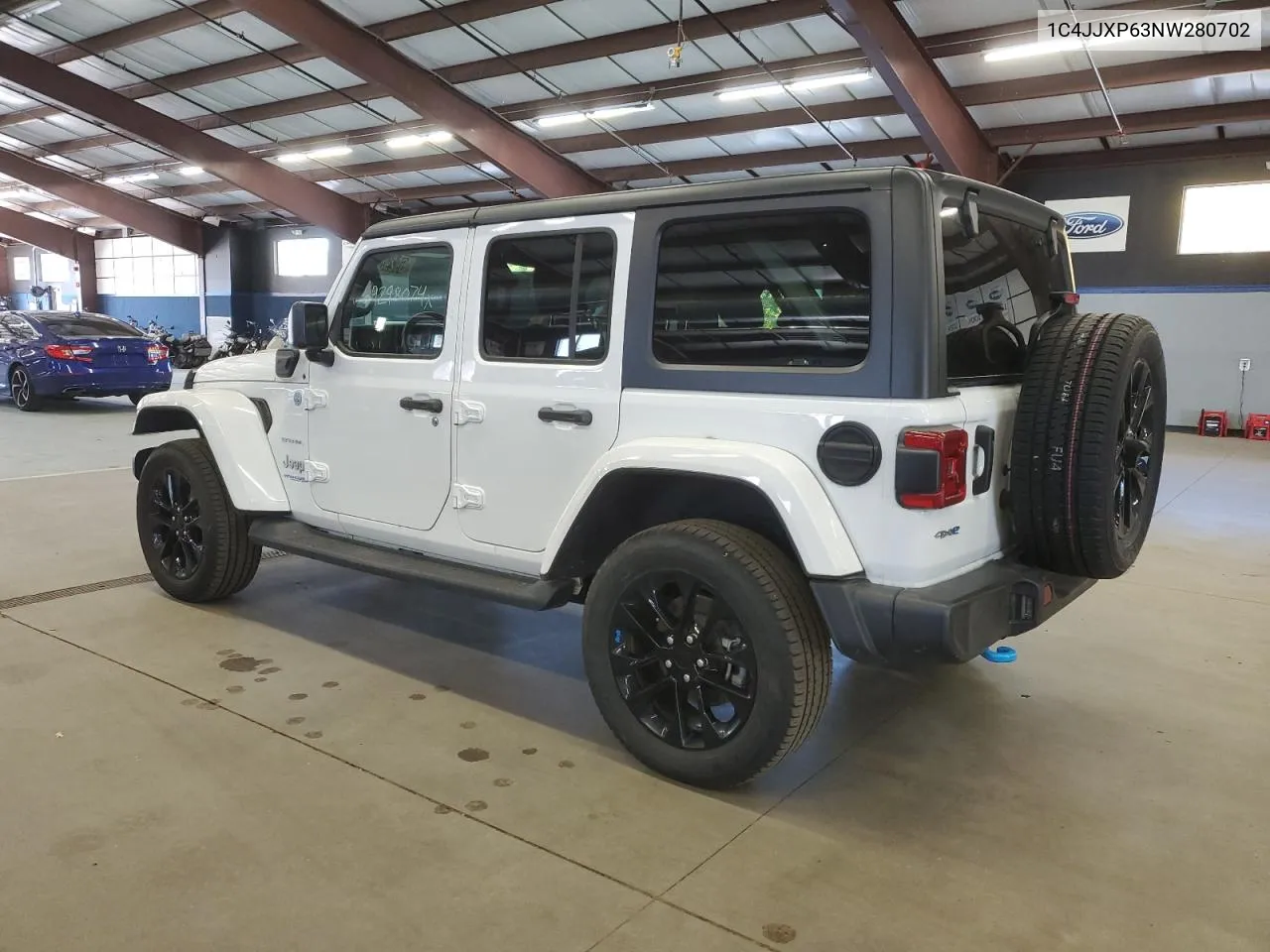 2022 Jeep Wrangler Unlimited Sahara 4Xe VIN: 1C4JJXP63NW280702 Lot: 69298074