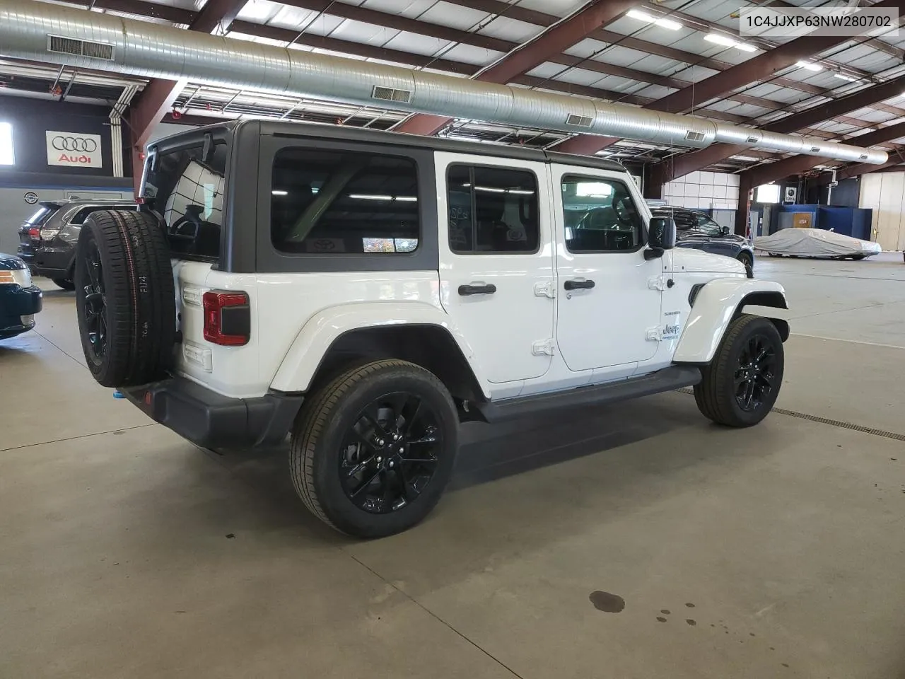 2022 Jeep Wrangler Unlimited Sahara 4Xe VIN: 1C4JJXP63NW280702 Lot: 69298074