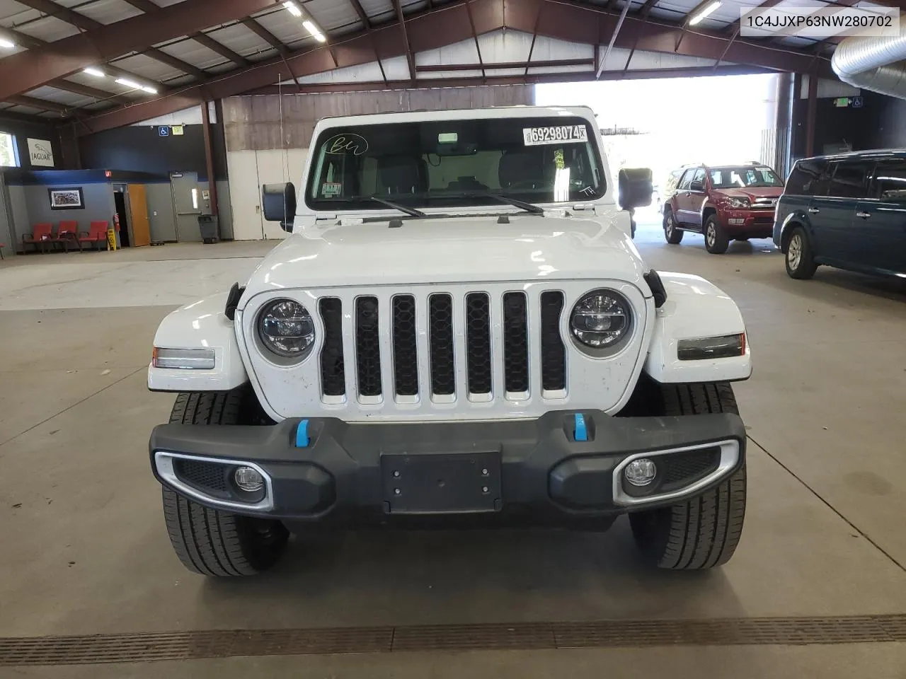 2022 Jeep Wrangler Unlimited Sahara 4Xe VIN: 1C4JJXP63NW280702 Lot: 69298074